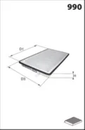 ������ ������ Mecafilter JLR7209 JLR7209 ����