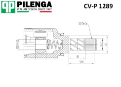 ���� ���������� Logan/Largus 1.6 16V Pilenga CVP1289 CVP1289 ����
