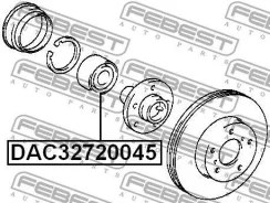 ��������� ��������� 32x72x45 | ����� ����/��� | Febest DAC32720045 DAC32720045 ����