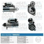 ������� 12V 1,1KW Opel Astra H A04, Alfa 159 939 1.6/1.8 Meat Doria 5060253 5060253 ����