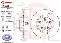 ���� ��������� �����. ���. /����. ����. Brembo 09C88211 09C88211 ����