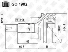���� �����. ��� �/� Toyota Corolla E140 (06-) | ����� ����/��� | Trialli GO1902 GO1902 ����