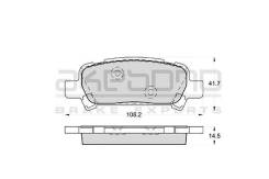 ������� ��������� �������� ������ �������� ��� Subaru Forester (SF, SG), Legasy III-IV AN-475WK Akebono AN475WK AN475WK ����