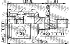 ���� ����� ����� Mazda 6 (GG/GH) 0511-M6ATLH Febest 0511M6ATLH 0511M6ATLH ����