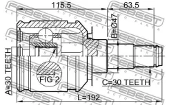 ���� ���������� 30x47x30 | ����� ����/��� | 0111GRJ120 0111GRJ120 ����