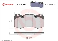 ������� ��������� �������� | ����� | Brembo P44023 P44023 ����