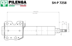 ����������� �������� Sprinter 909 c 2006 SH-P7258 Pilenga SHP7258 SHP7258 ����