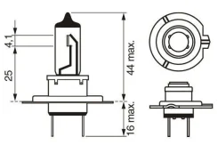 ����! ���������� H7 55W 12V PX26D +120% Gigalight Plus 120 (2��) �-�� Bosch 1987301426 1987301426 ����