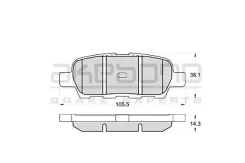 ������� ��������� �������� ������ Akebono AN654WK AN654WK ����