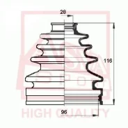 ������� ����� (�-�� ��� ������) 28x93x97 ASVA ASBT816 ASBT816 ����