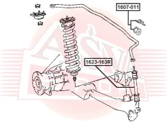 ���� ������������� ASVA 1623163R 1623163R ����