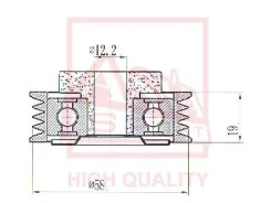 ����� �������� ��������� ������������ Suzuki/ Ignis ASVA SZBP009 SZBP009 ����
