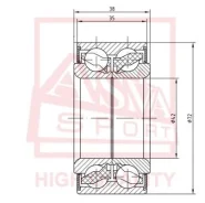 ��������� ��������� �������� (42x72x38x35) ASVA DAC4272003835 DAC4272003835 ����
