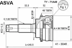 ���� �������� 30x56x23 TY71A48 ����