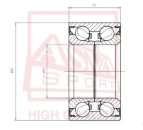��������� ��������� �������� (42x80x45x45) ASVA DAC42800045 DAC42800045 ����