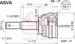 ���� �������� 23x55x25 NS17 ����