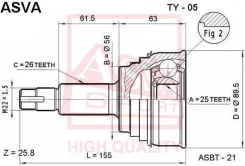 ���� �������� 25x56x26 TY05 ����