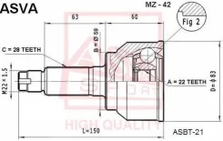 ���� �������� 22x58.6x28 MZ42 ����