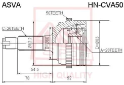 ���� �������� 28x60x26 HNCVA50 ����