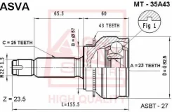 ���� �������� 23x57x25 MT35A43 ����