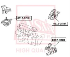 ������� ��������� | ����� ���� | Honda/ JAZZ ASVA 0312GDRH 0312GDRH ����