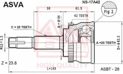 ���� �������� 23x55x25 NS17A42 ����