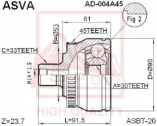 ���� ������� | ����� ����/��� | ASVA AD004A45 AD004A45 ����