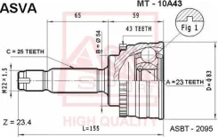 ���� �������� 23x54x25 ASVA MT10A43 MT10A43 ����
