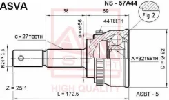 ���� �������� 32x56x27 NS57A44 ����
