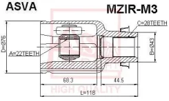 ���� ���������� ������ 22x43x28 ASVA Mzirm3 MZIRM3 ����