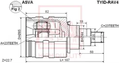 ���� ���������� ����� 23x44x23 ASVA Tyidrav4 TYIDRAV4 ����