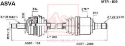 ������ ������ 25x960x25 MTR808 ����