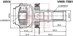���� ���������� ������ 28x44.2x26 VWIRT5M1 ����