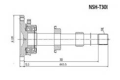 ������� � ��������� ����������� 29x443,5x135 NSHT30I ����