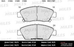    ( ) ( Semi-Metallic) (Honda FIT / JAZZ (GD, GE)/ Stream (RN) / Civic 91-05) (TRW GDB3375) E100219 E100219 Mi...