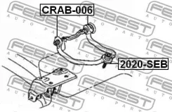 ����������� ������� �������� ������! Chrysler Sebring/Cirrus/Stratus R/T 04-10 Febest CRAB006 CRAB006 ����