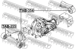 ����������� ������� ������������� | ����/��� | Daihatsu, Toyotaterios (7 Seaters) F700, F710, Terios J200, J210, J211, Febest TAB355 TAB355 ����