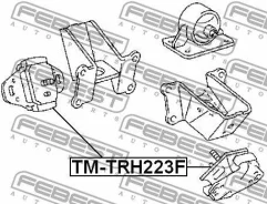 ������� ��������� | ����� ����/��� | Toyota, Daihatsutownace, Liteace CR4, KR4, SR40, Hiace, Regiusace KDH2, TR Febest Tmtrh223F TMTRH223F ����