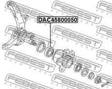 ��������� ��������� 45x80x50 | ����� ����/��� | Febest DAC45800050 DAC45800050 ����