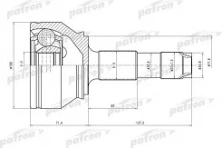���� ������ �-�� Citroen Jumper 06-, FIAT Ducato 06-, Peugeot Boxer 06- Patron PCV4598 PCV4598 ����