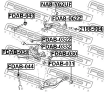 ����������� ���� ���� ������ ������ Febest FDAB044 FDAB044 ����