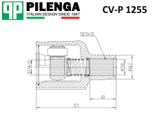 ���� ���������� ������ Logan/Largus 8V Logan CV-P1255 Pilenga CVP1255 CVP1255 ����