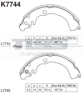 ������� ��������� ���������� K-7744 ��� Subaru ������ ������������� MK Kashiyama ������ 26257-AA000 26257-AA010 26257-AA020 26298-AA000 K-7744 AVS0216...