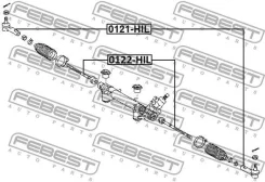 ���������� ������� | ����/��� | Toyotafortuner (SUV) GUN156, TGN156, Hilux (SCB, XTR) GUN11,12,13, LAN125 Febest 0121HIL 0121HIL ����