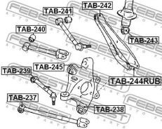 ����������� ���� ����� Febest TAB244RUB TAB244RUB ����