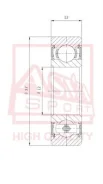 ��������� ��������� (����������) /12 x 12 x 37 mm. / ASVA AB123712 AB123712 ����