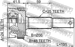 ���� �������� 24x56x25 | ��� ����/��� | Febest 0210J10RA48 0210J10RA48 ����