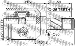 ���� ���������� 23x35x26 | ����� ��� | 0511M626LH 0511M626LH ����
