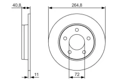 ���� ����. ���. [265x11] 5 ���. Bosch 0986479S50 0986479S50 ����