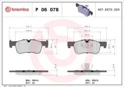 ������� ����. ���. Brembo P06078 P06078 ����